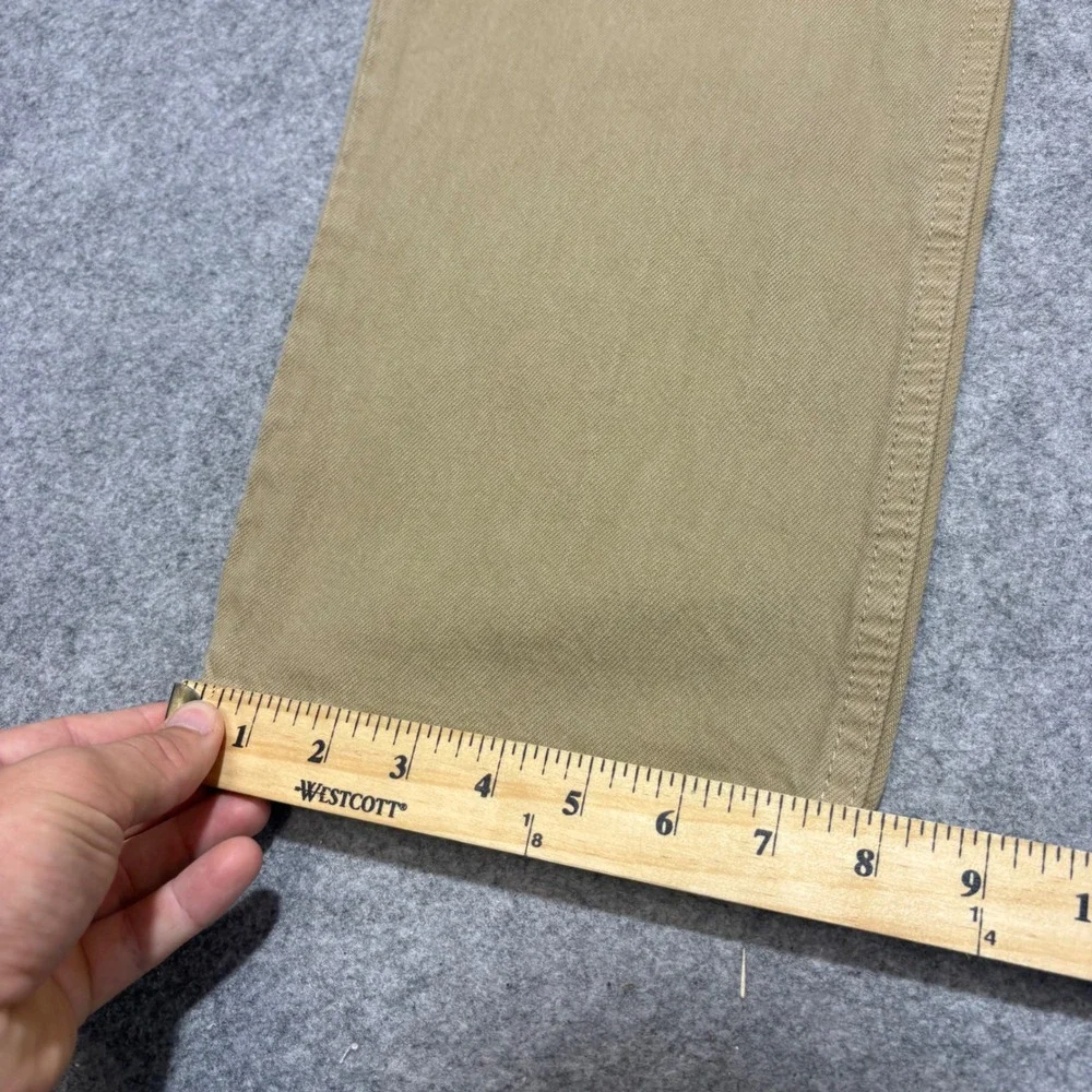 Levis 550 Relaxed Fit Pants Khaki Tan Mens 36x32 Made in USA Vintage Denim